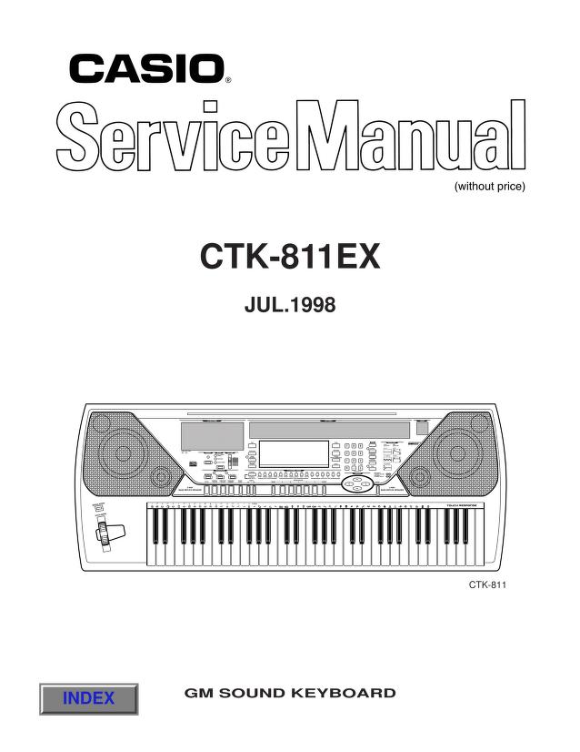 Casio CTK-811EX Specifications : Free Download, Borrow, and