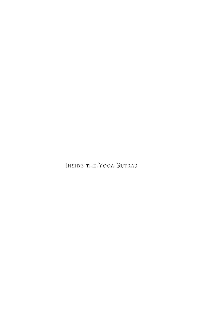 Inside The Patanjali Yoga Sutras : JAGANATH CARRERA : Free Download,  Borrow, and Streaming : Internet Archive